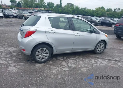 2013 Toyota Yaris L/Le/Se из США, поврежденный, VIN JTDKTUD33DD559701